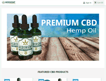 Tablet Screenshot of medihemp.com
